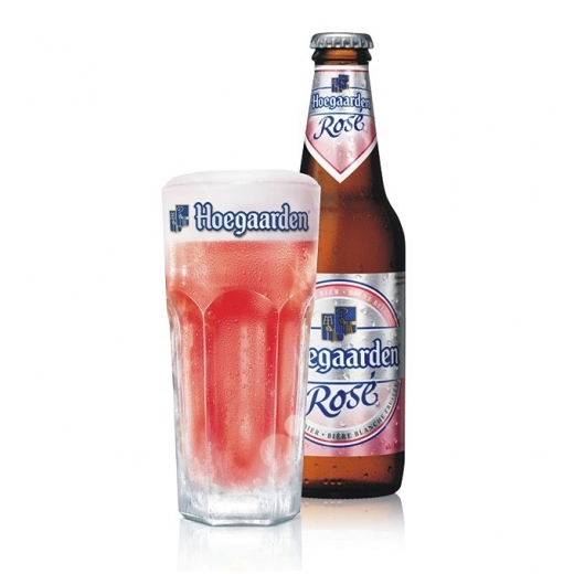 Вишневый хугарден. Хугарден Роуз. Пиво Rose Hoegaarden. Хугарден малина. Розовый Хугарден.